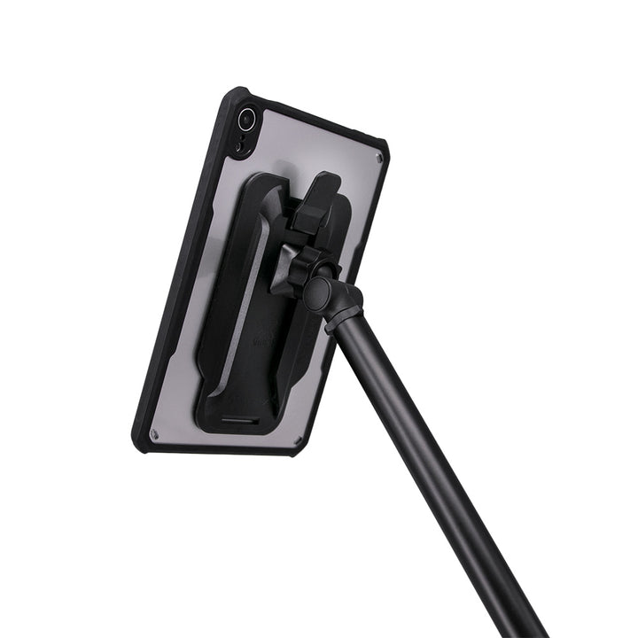 ARMOR-X aluminum adjustable arm clamp mount for tablet.