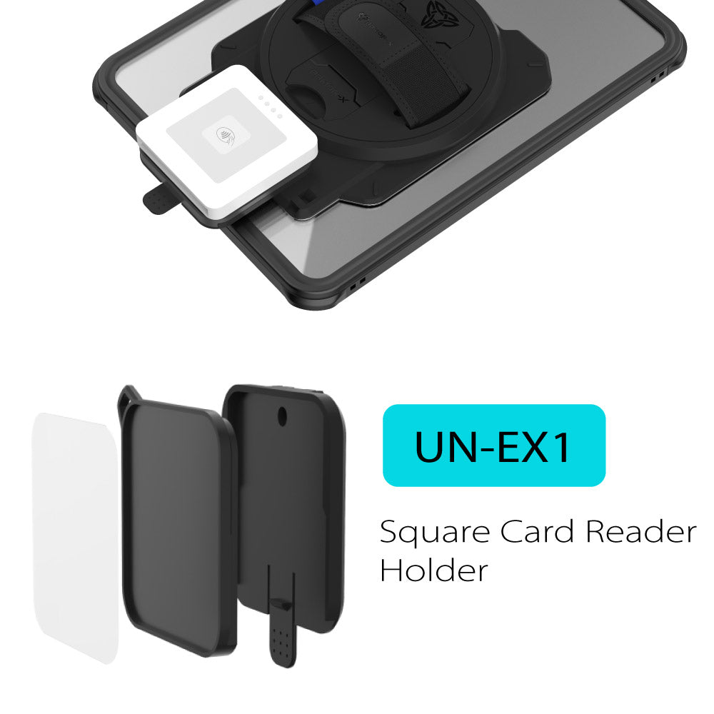 ARMOR-X Nokia T10 case. Whether you need a card reader, portable printer, HDMI or Lan connection, extra battery life or additional storage, you can select and attach the modules that best suit your workflow.