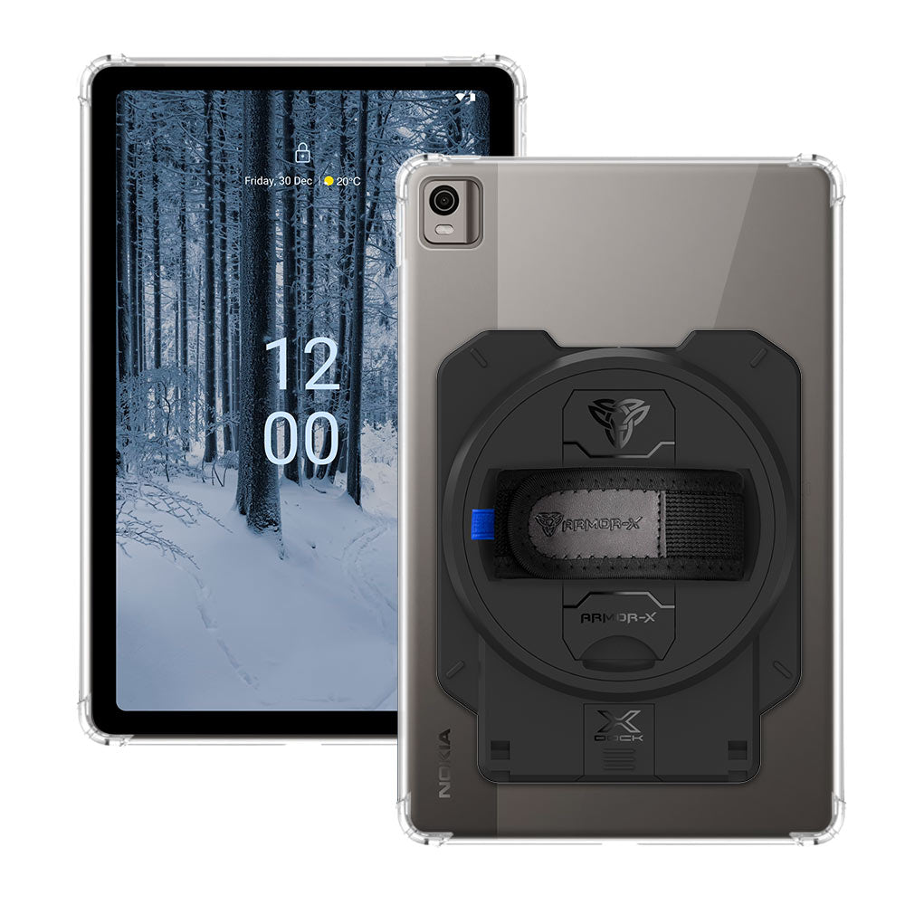 ZAN-NK-T21 | Nokia T21 | 4 Corner Protection Case With X-DOCK Modular Eco-System Case Only / UN-EX2 | Device Holder for Thermal Printer & USB Hub ZAN-NK-T21 | Nokia T21 | 4 Corner Protection Case With X-DOCK Modular Eco-System Case Only / UN-EX2 | Device Holder for Thermal Printer & USB Hub