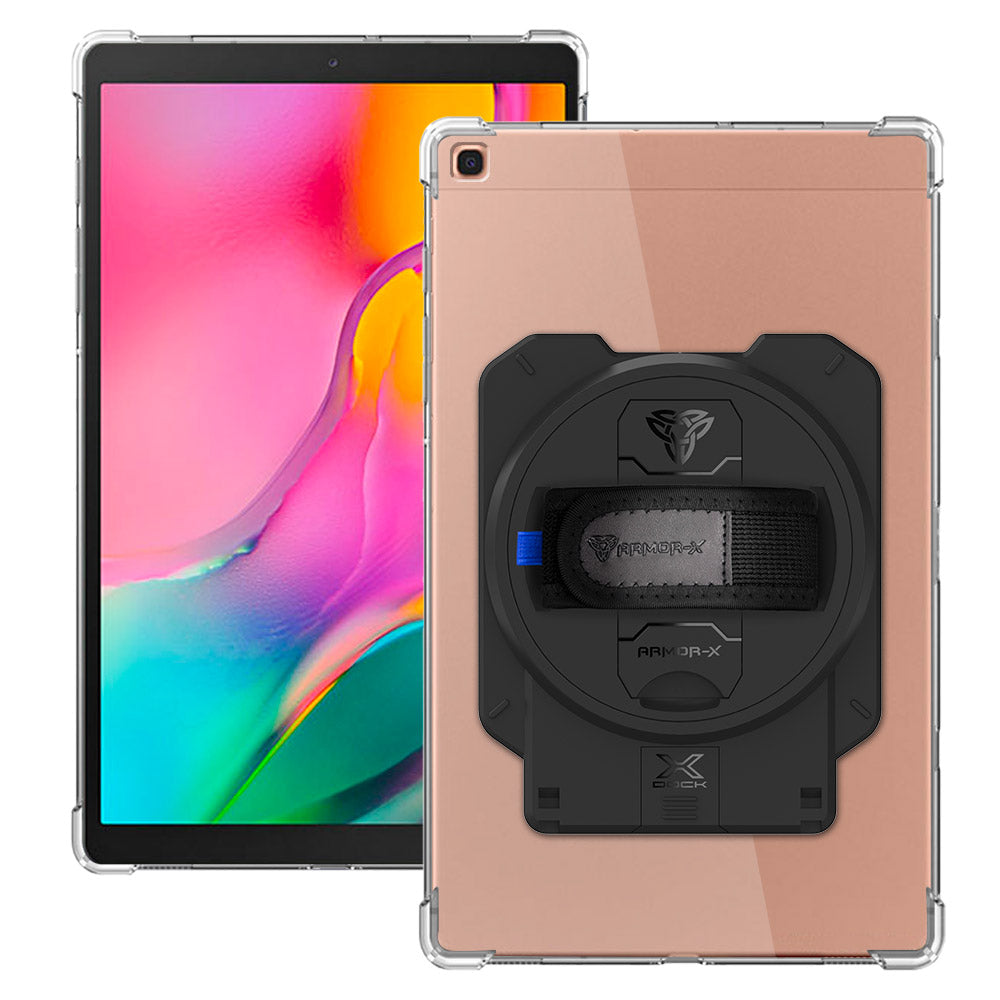 ARMOR-X Samsung Galaxy Tab A 10.1 (2019) T510 T515 4 corner protection case with X-DOCK modular eco-system.