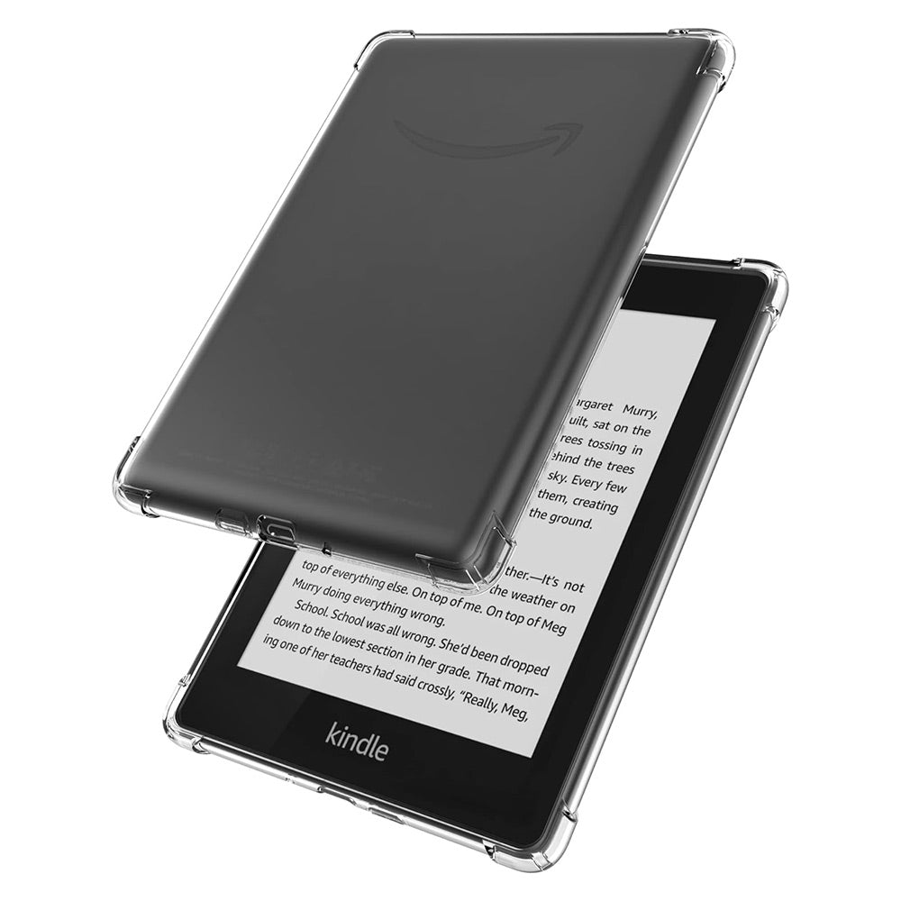 ARMOR-X Amazon Kindle Paperwhite 5 2021 4 corner protection case. Raised edges lift the screen and camera lens off the surface to prevent damaging.