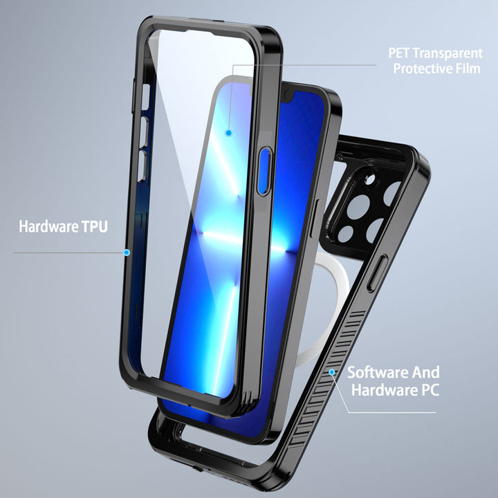 ARMOR-X iPhone 13 Pro Waterproof Case IP68 shock & water proof Cover. Built-in screen cover for total touchscreen protection.