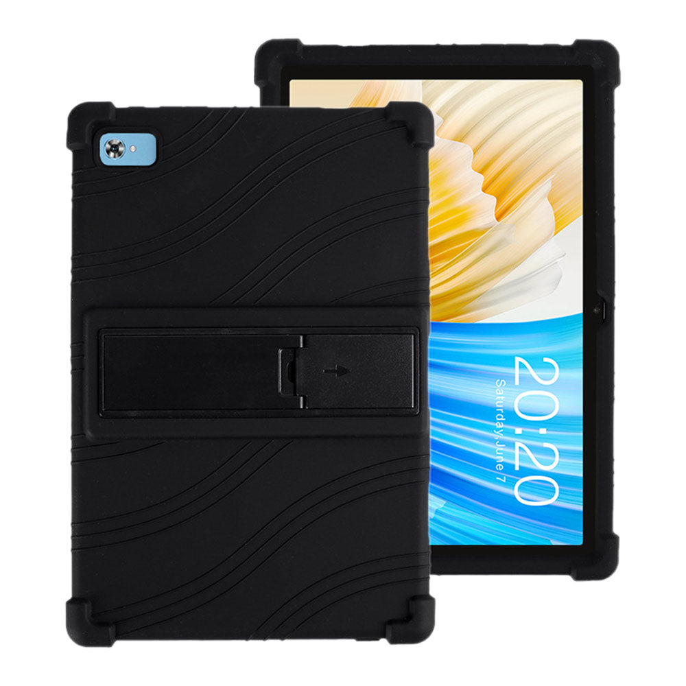 ARMOR-X Teclast P30S Soft silicone shockproof protective case with kick-stand.