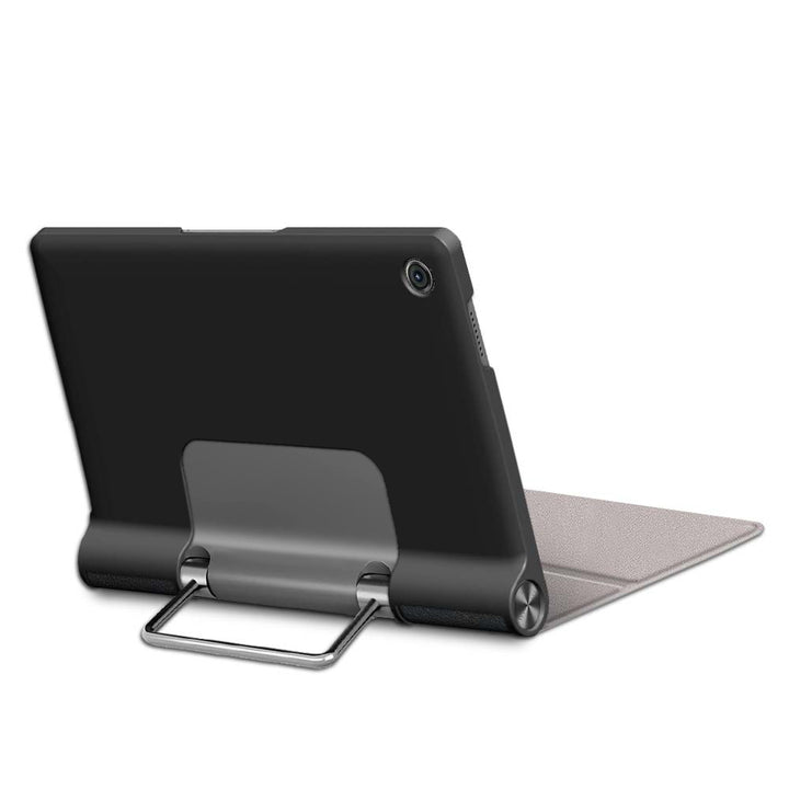 ARMOR-X Lenovo Yoga Tab 11 YT-J706F Smart Tri-Fold Stand Magnetic PU Cover. Made of durable PU leather exterior, soft microfiber lining and coverage with PC back shell.