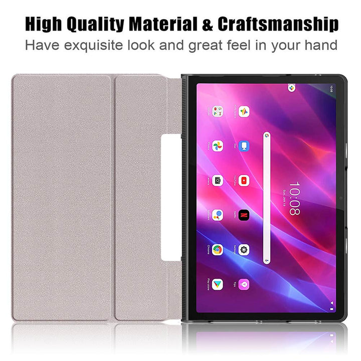 ARMOR-X Lenovo Yoga Tab 11 YT-J706F Smart Tri-Fold Stand Magnetic PU Cover. With high quality material & craftsmanship