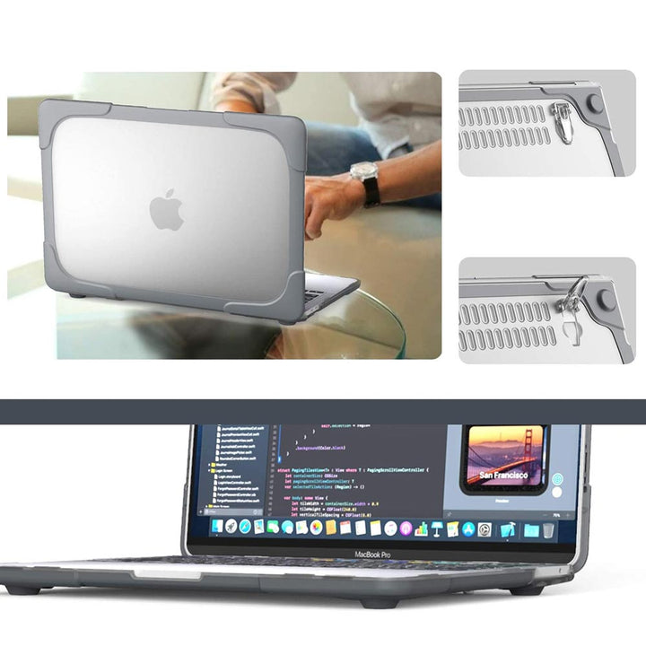 ARMOR-X Macbook Air 13" 2018 / 2020 (A1932 / A2179) shock proof cases. Full-body protection.