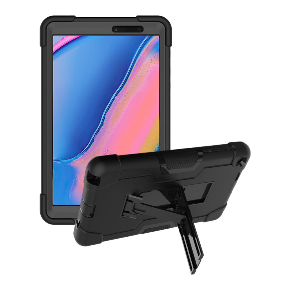 ERN-SS-P200 | Samsung Galaxy Tab A 8.0 & S Pen (2019) P200 P205 | 3 Layers  Protective Rugged Case with Kick-stand