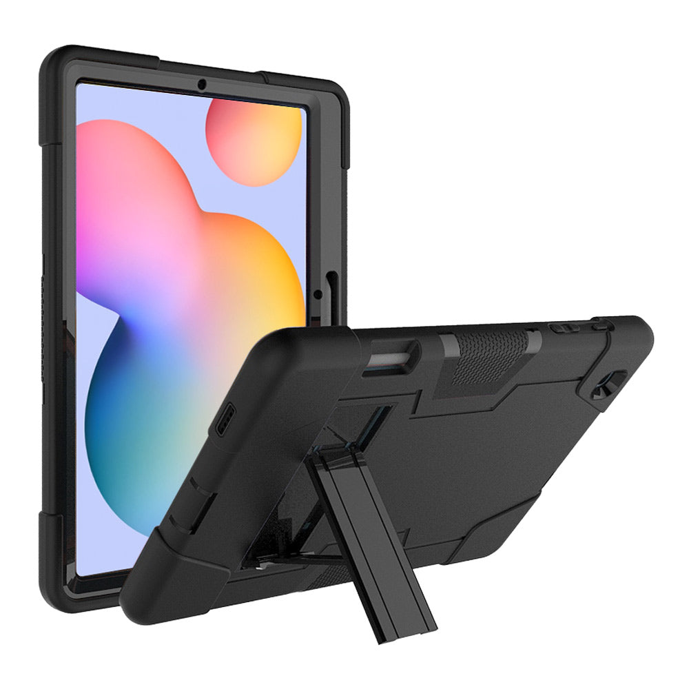 ERN-SS-P610 | Samsung Galaxy Tab S6 Lite SM-P613 P619 2022 / SM-P610 P615  2020 | 3 Layers Protective Rugged Case with Kick-stand