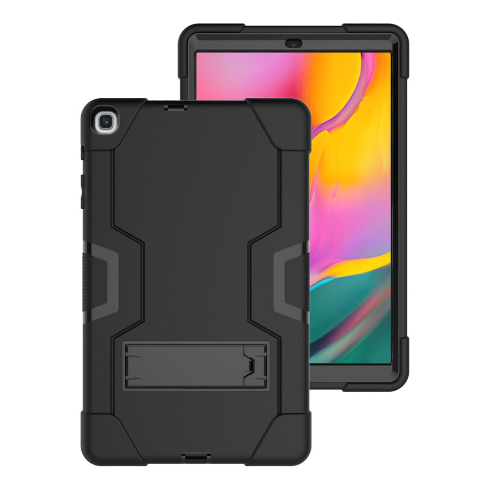 ARMOR-X Samsung Galaxy Tab A 10.1 (2019) T515 T510 shockproof case, impact protection cover with kick stand. Rugged case with kick stand. 