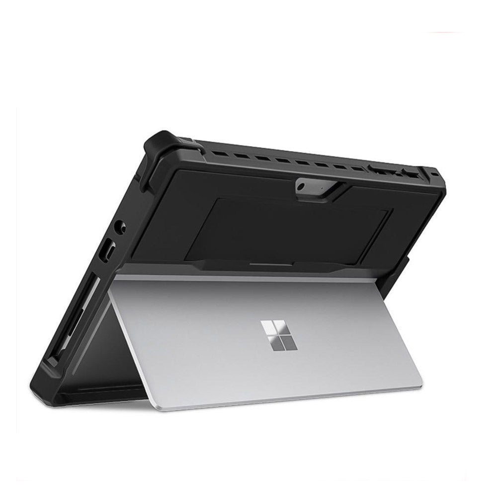 ARMOR-X Microsoft Surface Go / Surface Go 2 / Surface Go 3 / Surface Go 4 Shockproof Case With Kickstand, hands-free to enjoy your favorite shows, movies, and games.