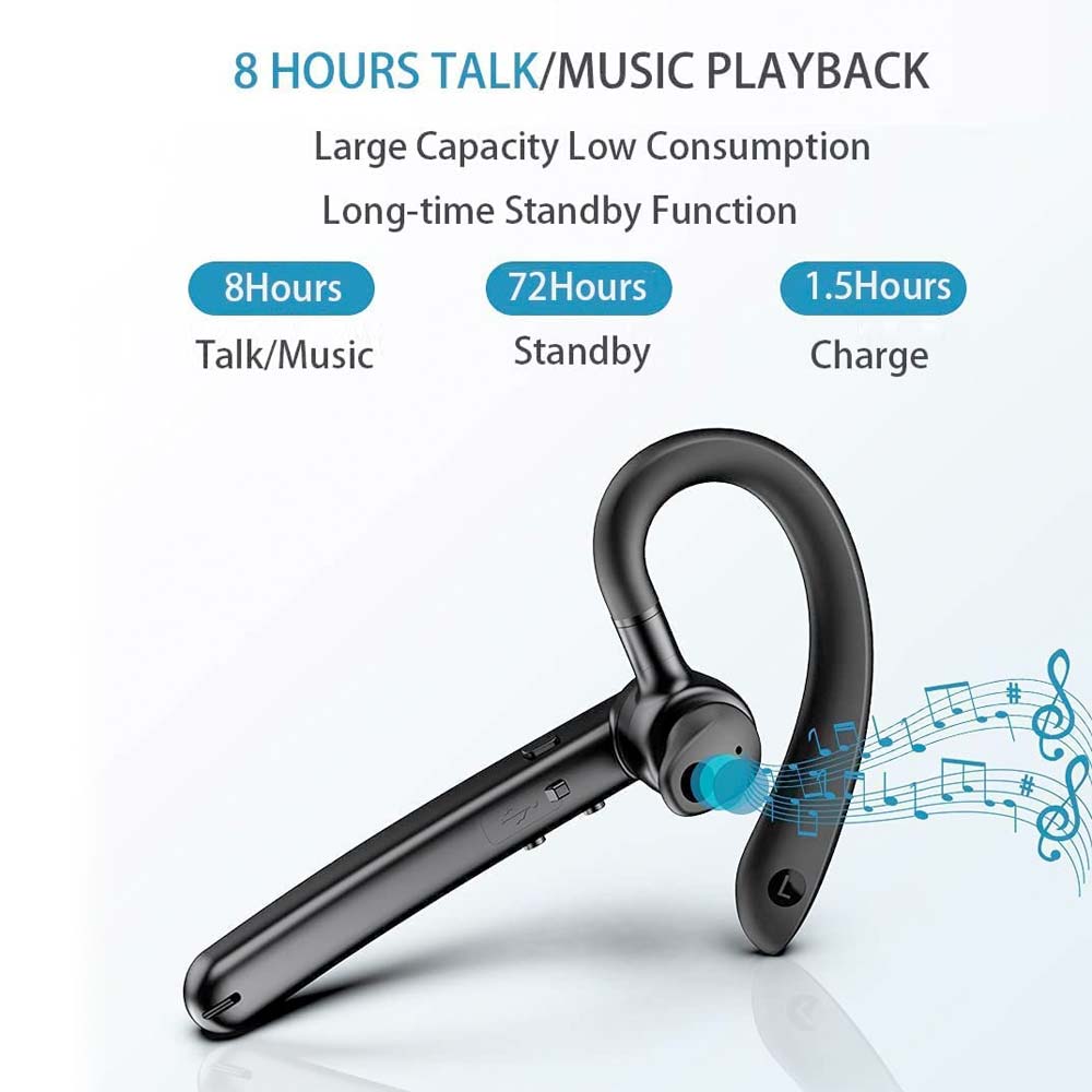 ARMOR-X Noise Canceling Bluetooth Earpiece. Perfect to enjoy clear phone calls and high quality music wherever.