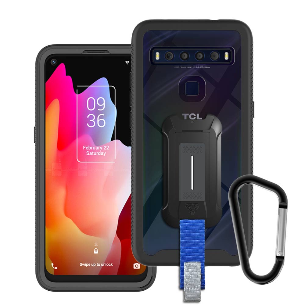 HX-TCL20-10L | TCL 10L Case | Protection Military Grade w/ KEY Mount & Carabiner -Black HX-TCL20-10L | TCL 10L Case | Protection Military Grade w/ KEY Mount & Carabiner -Black