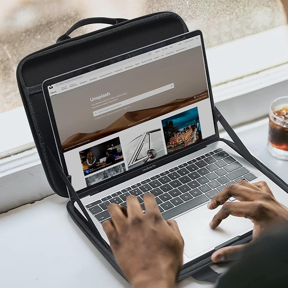 ARMOR-X 13 - 14" Chromebook & Laptop bag,  For school, productivity or play, do it all from directly in the case for the ultimate in always-on 24/7 protection and carrying convenience.