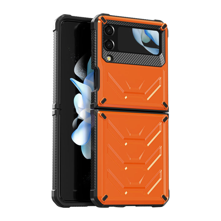 ARMOR-X Samsung Galaxy Z Flip4 SM-F721 shockproof cases. Full-Body Rugged Case with Shock Reduction.