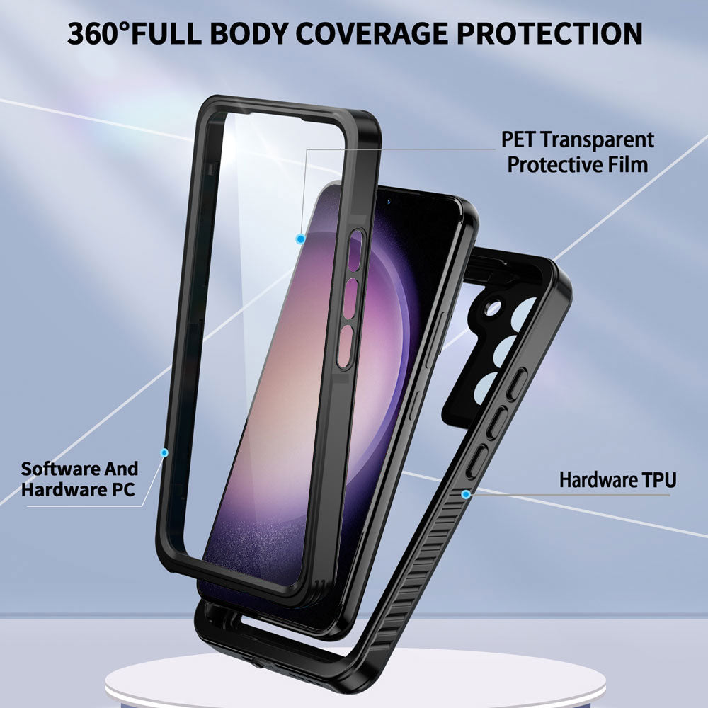 ARMOR-X Samsung Galaxy S23 SM-S911 Waterproof Case IP68 shock & water proof Cover. High quality TPU and PC material ensure fully protected from extreme environment - snow, ice, dirt & dust particles.