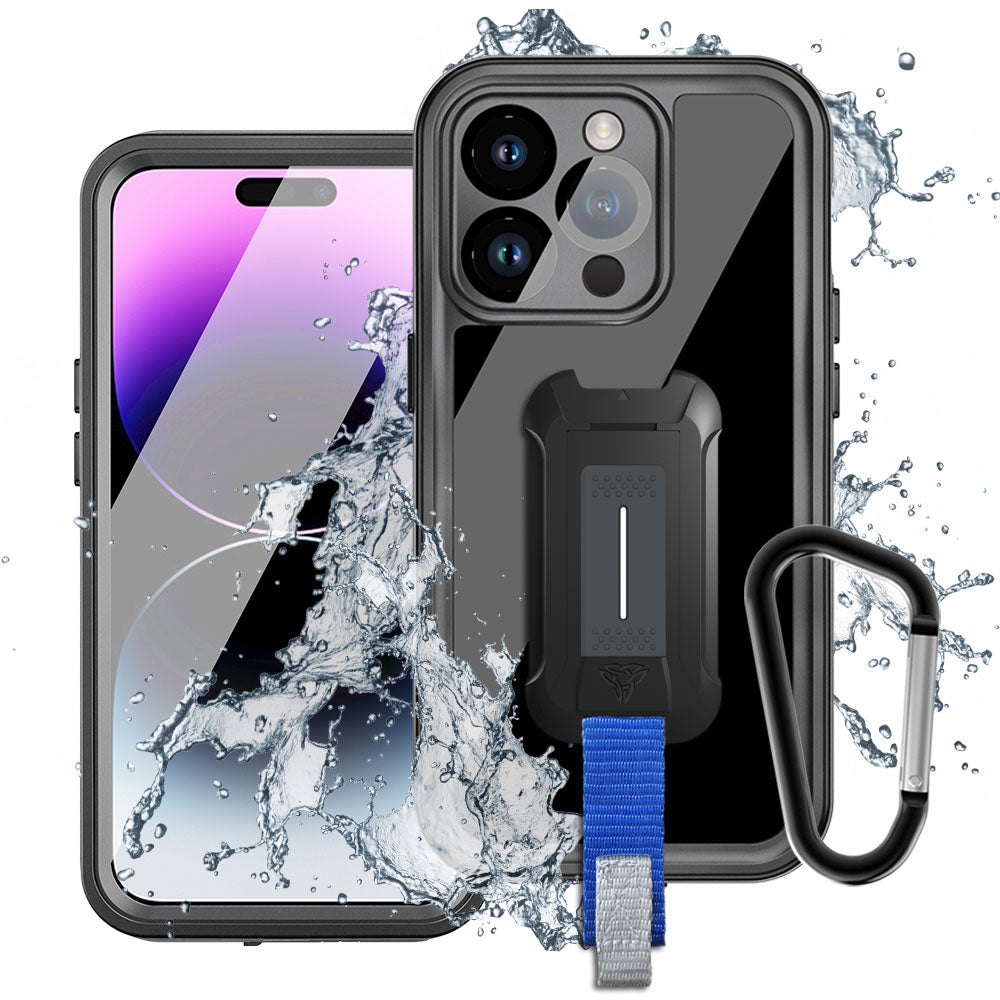 MX-IPH-14PMX | iPhone 14 Pro Max | Waterproof Case IP68 shock & water proof Cover w/ X-Mount & Carabiner MX-IPH-14PMX | iPhone 14 Pro Max | Waterproof Case IP68 shock & water proof Cover w/ X-Mount & Carabiner