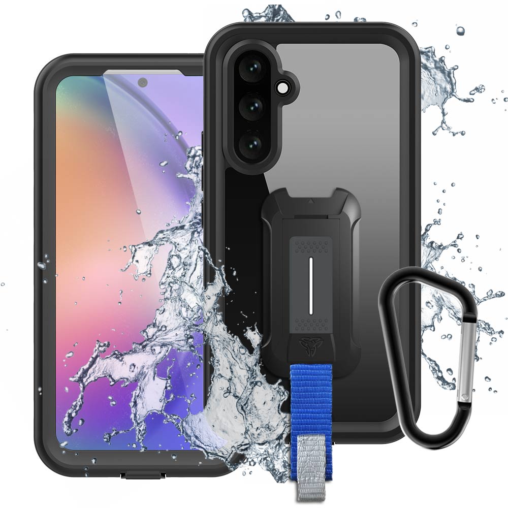 MX-SS23-A545G | Samsung Galaxy A54 5G SM-A546 Waterproof Case | IP68 shock  & water proof Cover w/ X-Mount & Carabiner