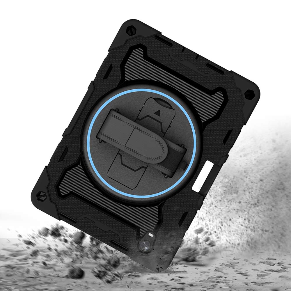 ARMOR-X OPPO Pad shockproof case, impact protection cover with hand strap and kick stand. Rugged protective case with the best dropproof protection.