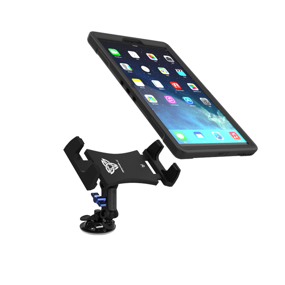 ARMOR-X Vacuum Suction Cup Universal Mount for tablet, free to rotate your device with full 360 degrees to get the best view.