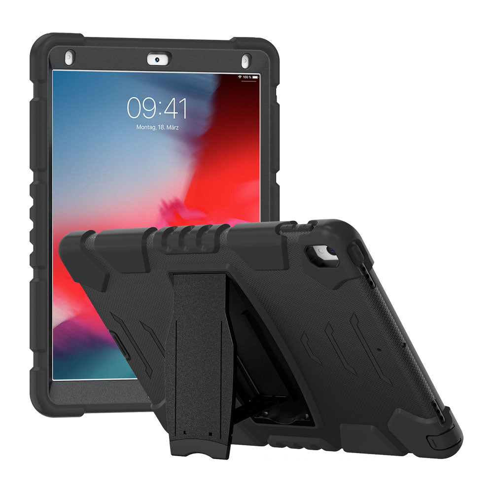ARMOR-X iPad Air (3rd Gen.) 2019 shockproof case, impact protection cover. Rugged case with kick stand. Hand free typing, drawing, video watching.