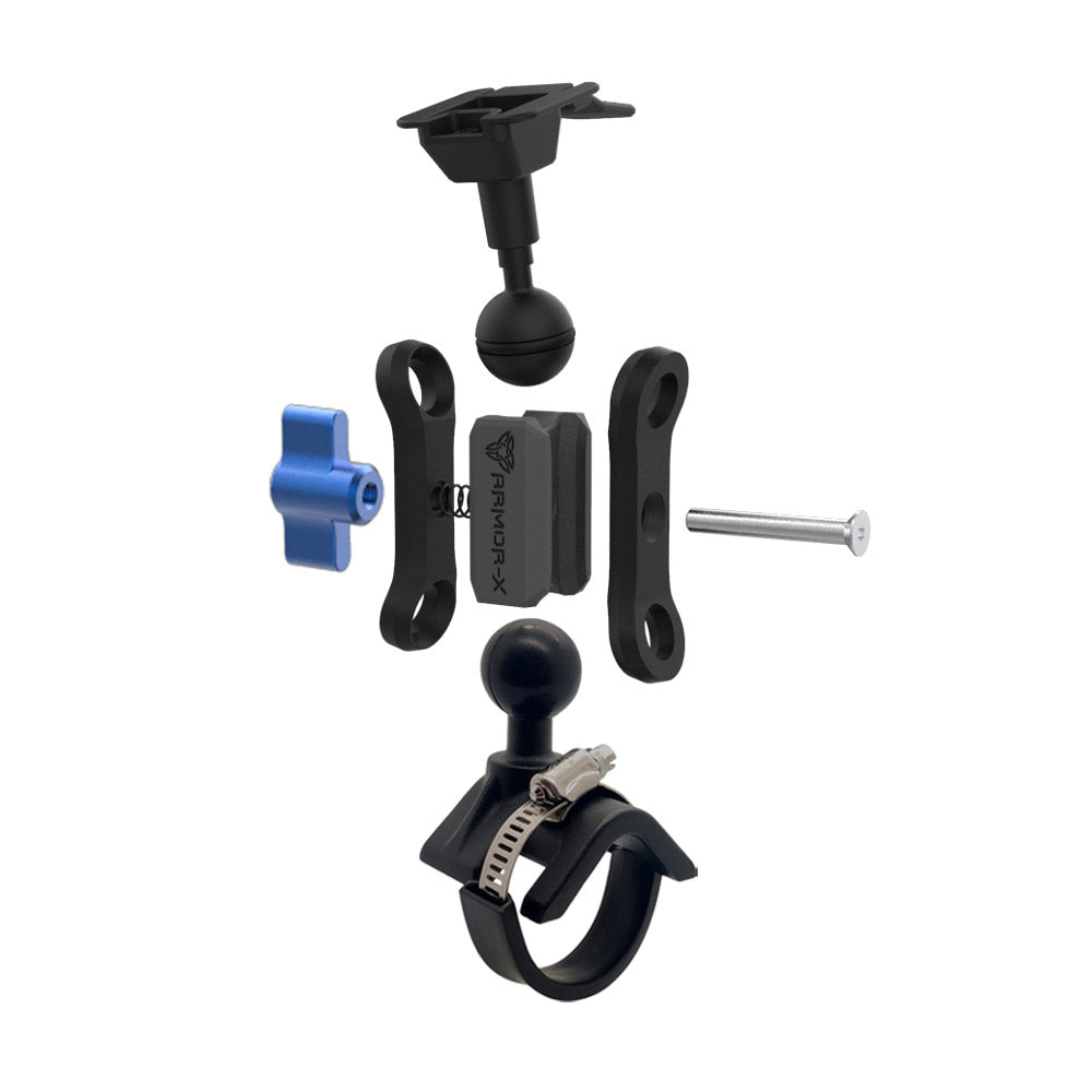 X-P24T | Heavy-Duty Handle Bar Rail Mount | ONE-LOCK for Tablet