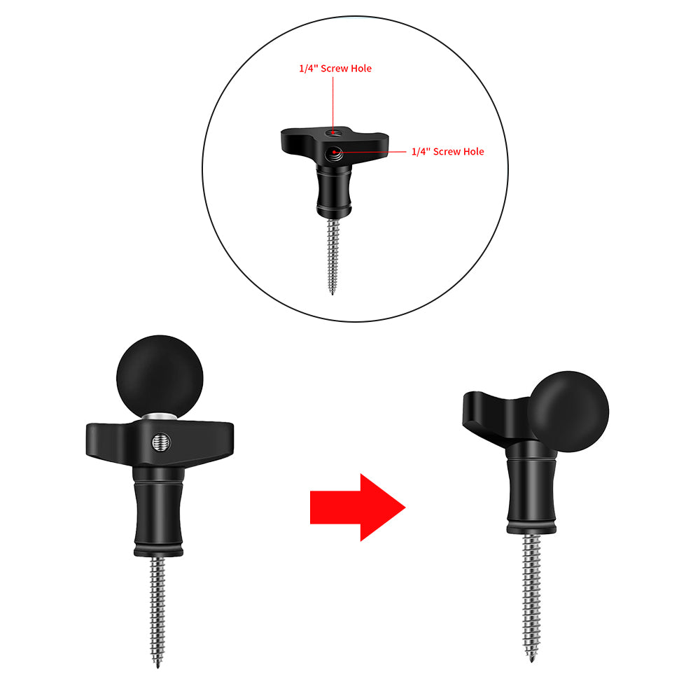ARMOR-X Wall Screw Mount for phone.