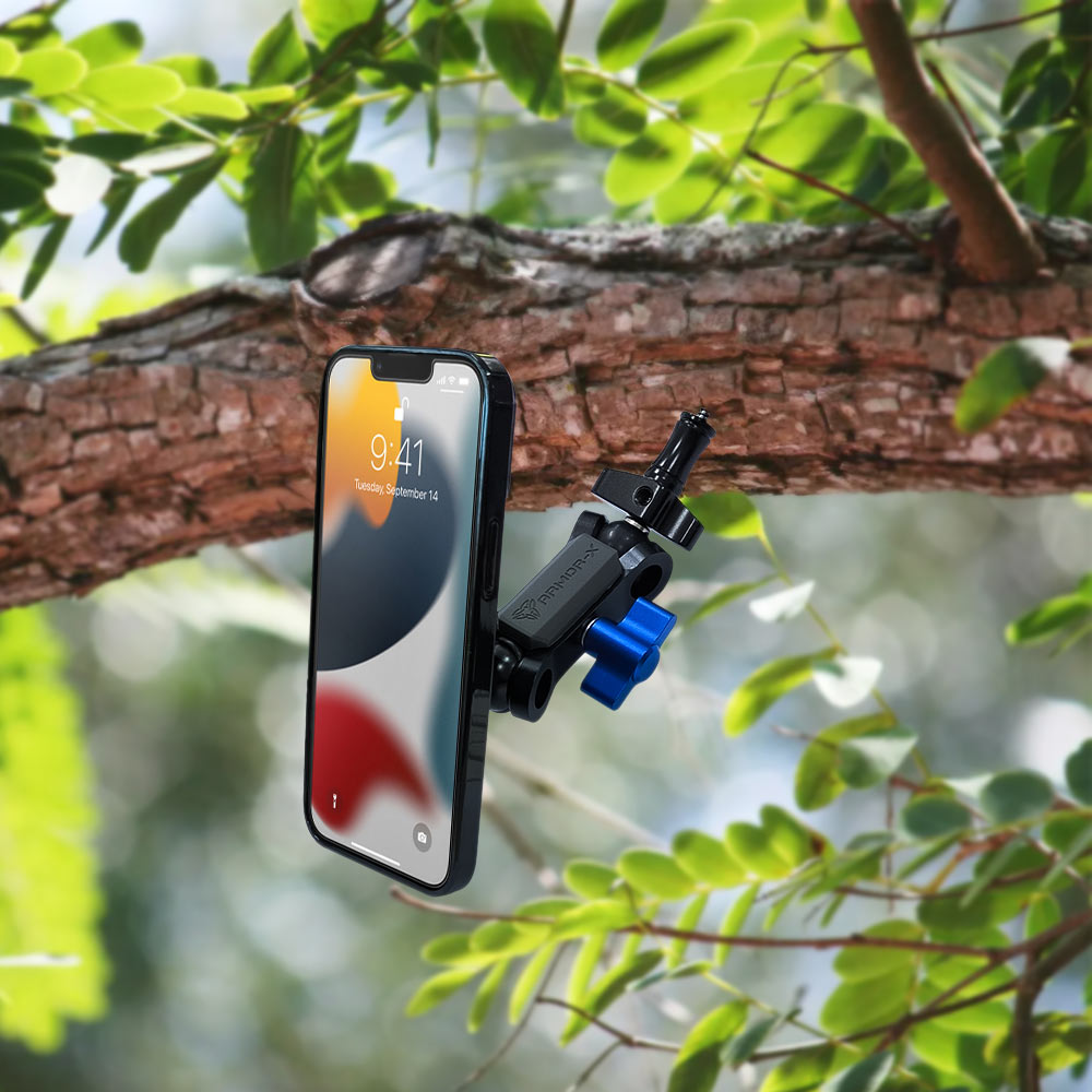 ARMOR-X Wall Screw Mount for phone. Mounting on solid concrete walls or trees.