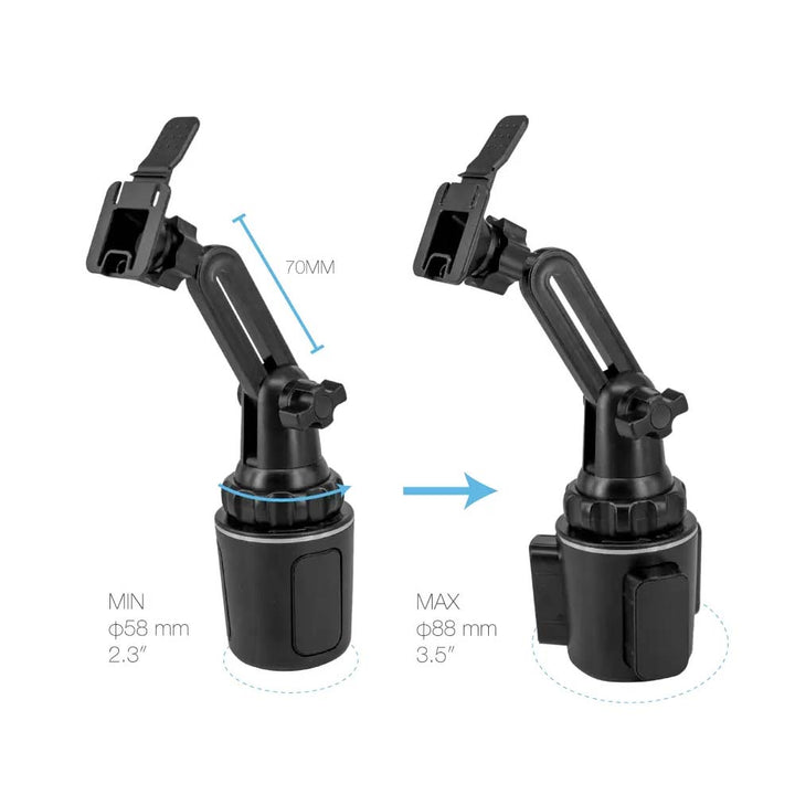 X107T | Tablet Cup Holder For Car Mount | TYPE-T for Tablet