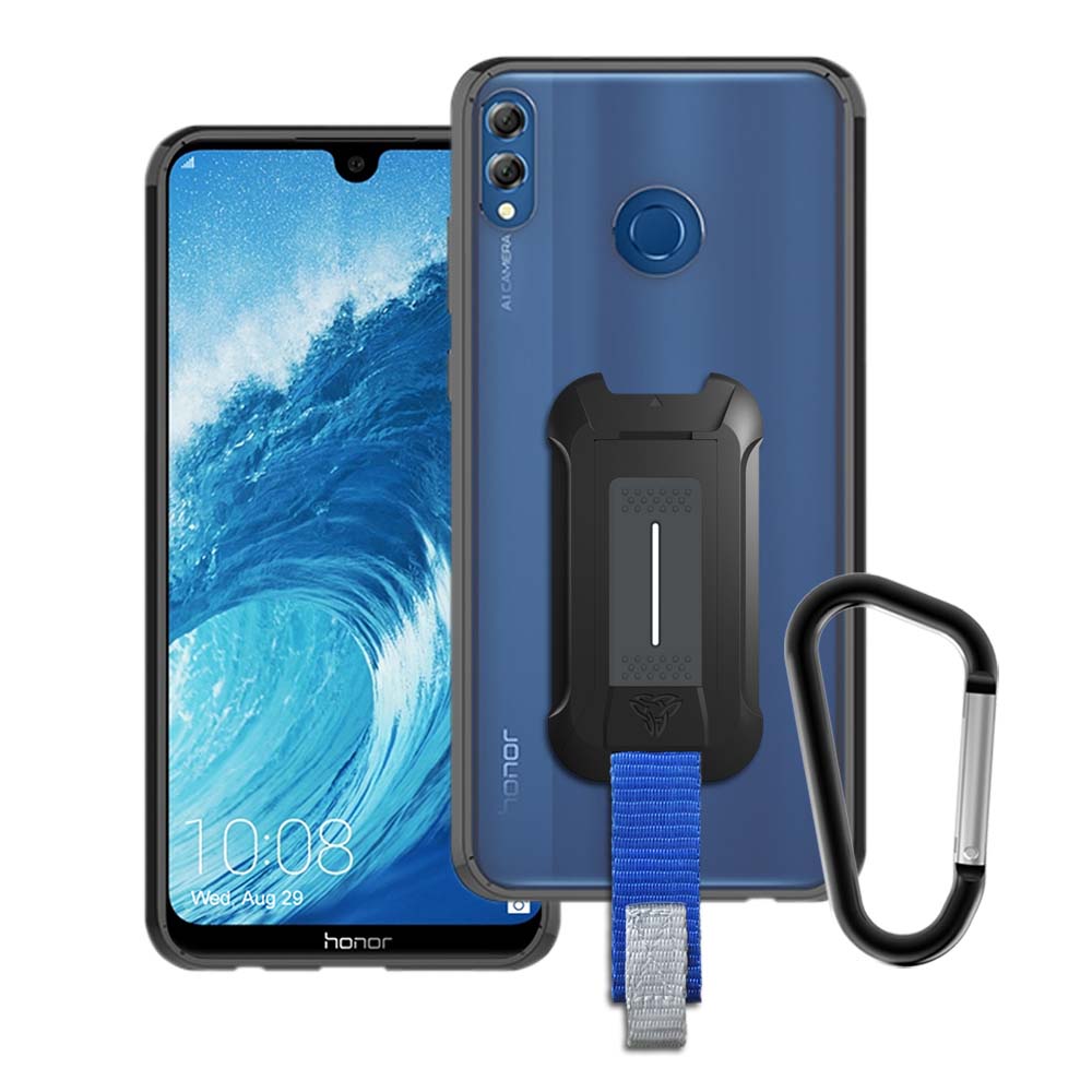 BX3-HW18-8XM | Honor 8X Max | Mountable Shockproof Rugged Case for Outdoors  w/ Carabiner