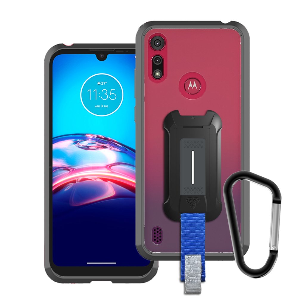 BX3-MT20-E6S | Motorola Moto E6s 2020 | Mountable Shockproof Rugged Case for Outdoors w/ Carabiner BX3-MT20-E6S | Motorola Moto E6s 2020 | Mountable Shockproof Rugged Case for Outdoors w/ Carabiner