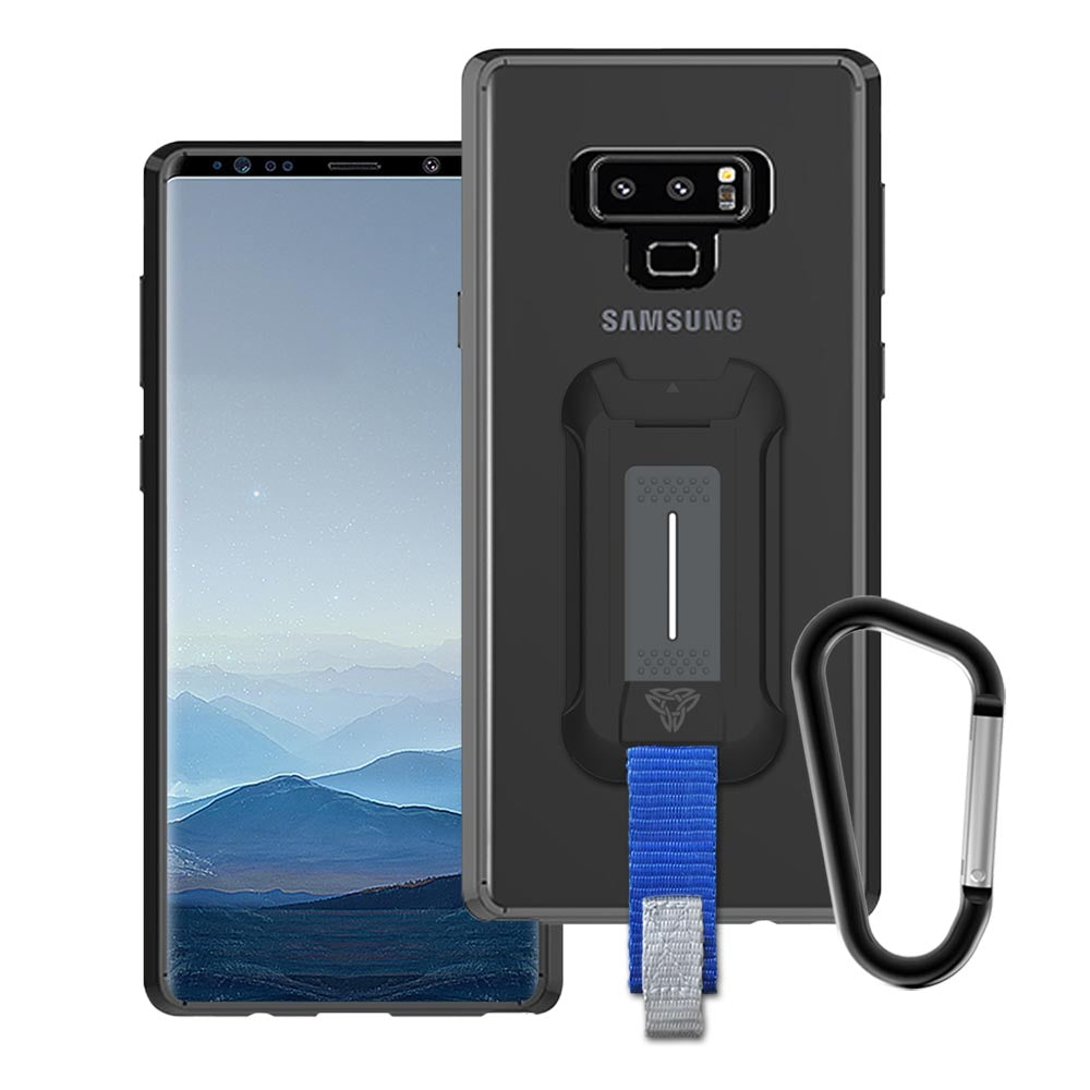 BX3-N9-BK*NOTE 9 | Samsung Galaxy Note 9 Case | Military Grade Rugged Shockproof cover w/ KEY Mount & Carabiner -Black