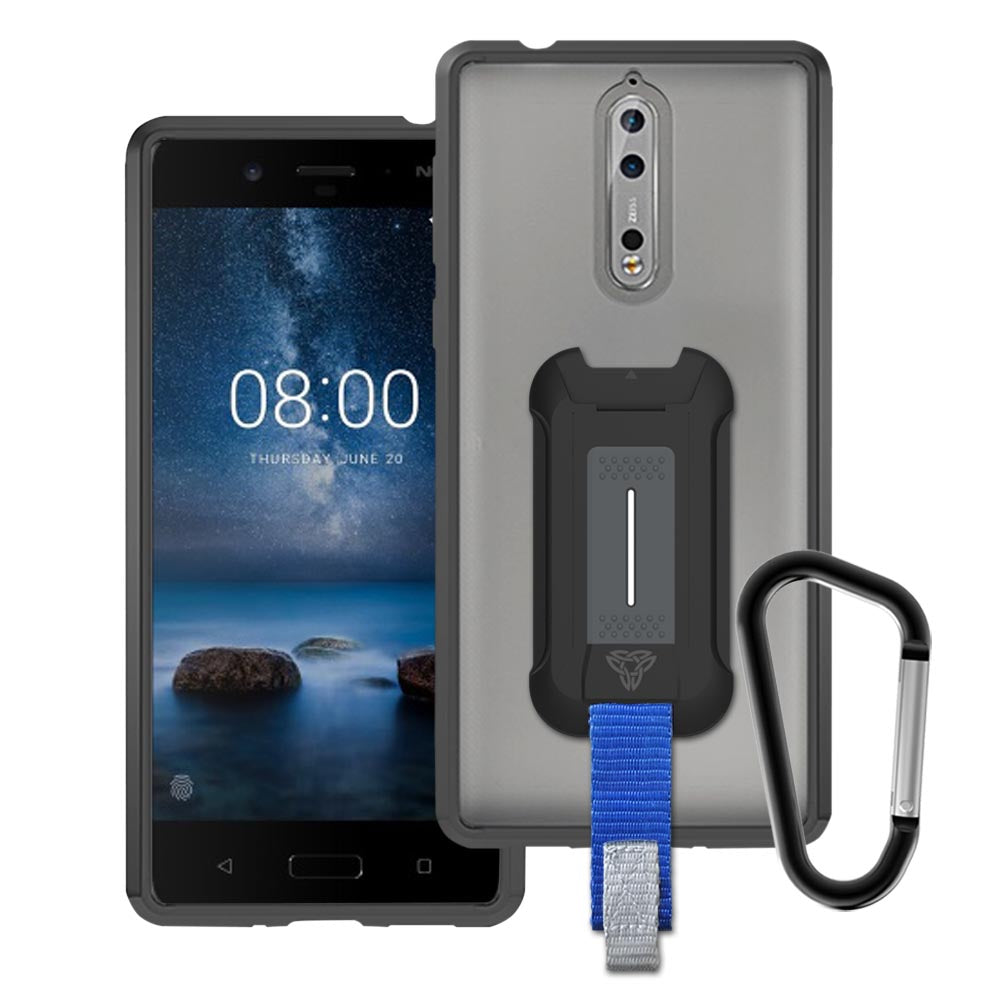 Armor-X BX3 Shockproof Case Nokia 8, Clear/Black Armor-X BX3 Shockproof Case Nokia 8, Clear/Black