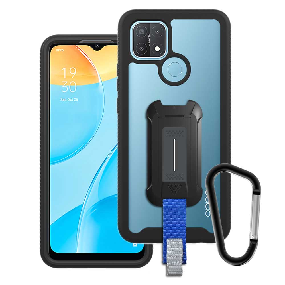 HX-OP20-A15 | OPPO A15 Case | Protection Military Grade w/ KEY Mount & Carabiner