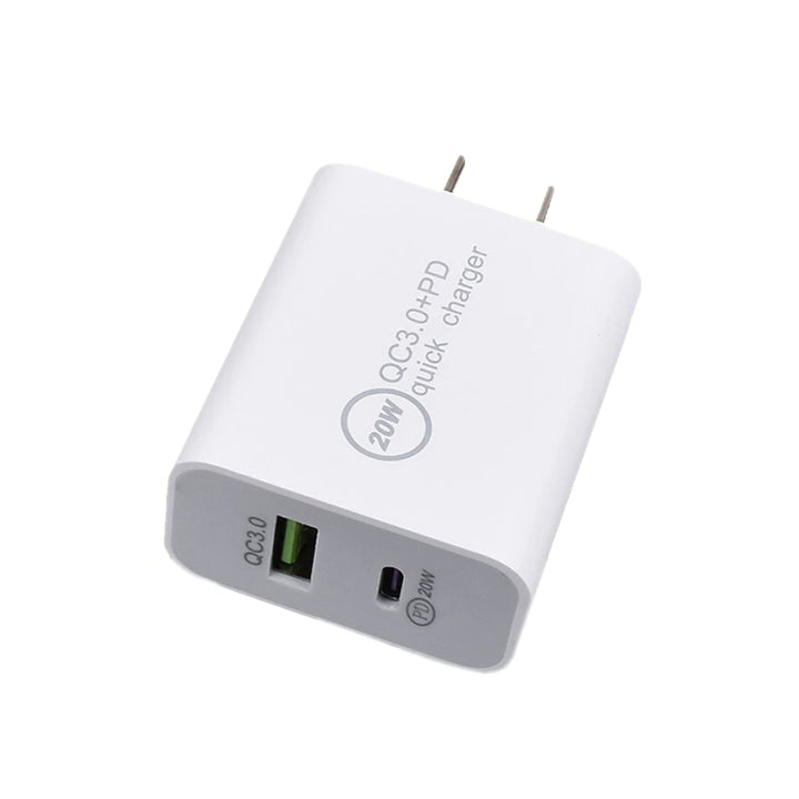 CHR-WA1-US | PD20W QC 3.0 Type-C USB-C Wall Power Charger Fast Charger with US Plug