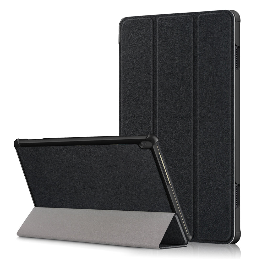 CVR-LN-M10 | Lenovo Tab M10 HD / FHD (TB-X505/TB-X605) | Smart Tri-Fold Stand Magnetic PU Cover