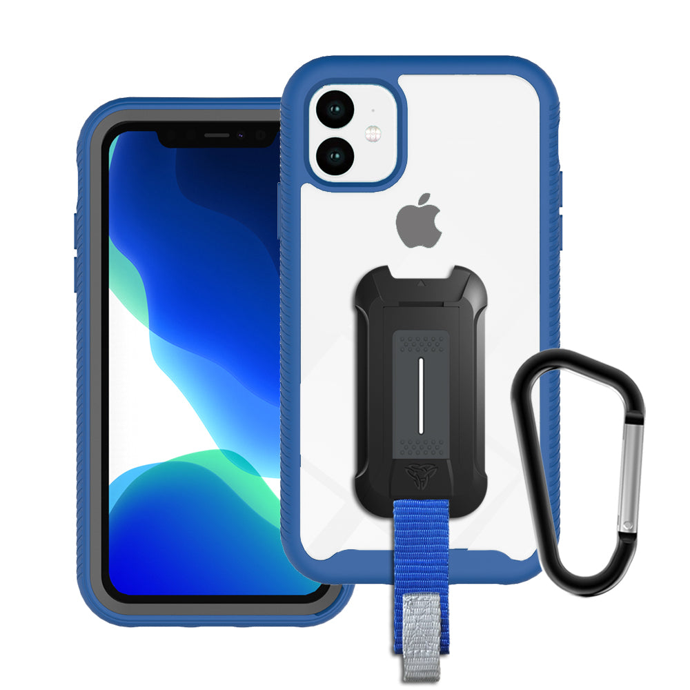 HX-IPH-11-NY | iPhone 11 Case 6.1 | Protection Military Grade w/ KEY Mount & Carabiner -Navy HX-IPH-11-NY | iPhone 11 Case 6.1 | Protection Military Grade w/ KEY Mount & Carabiner -Navy