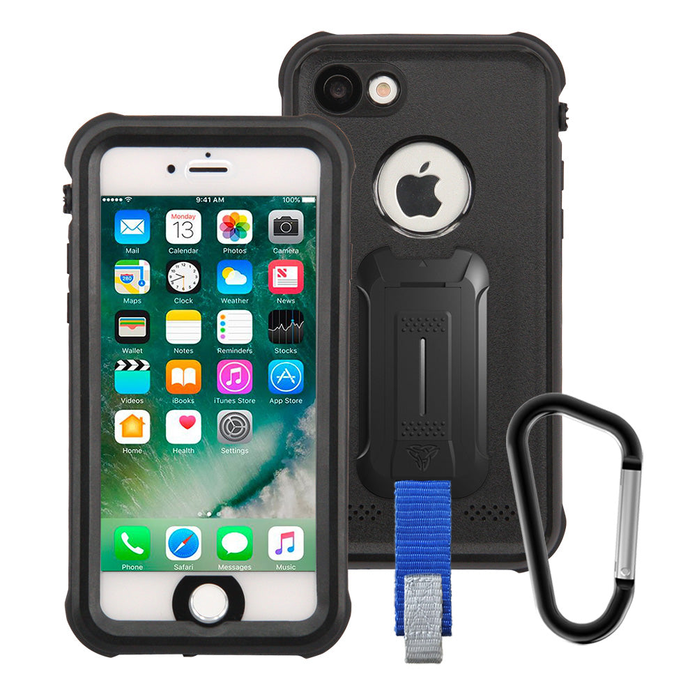 MX-IPH-13M | iPhone 13 Mini | Waterproof Case IP68 shock & water proof  Cover w/ X-Mount & Carabiner