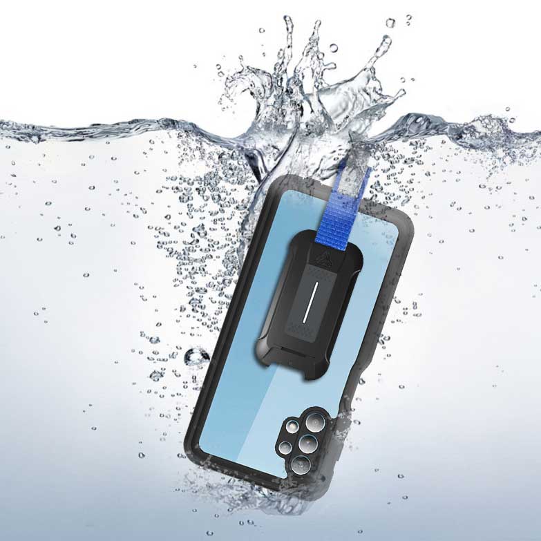 MX-SS21-A325G | Samsung Galaxy A32 5G Waterproof Case | IP68 shock & water proof Cover w/ X-Mount & Carabiner