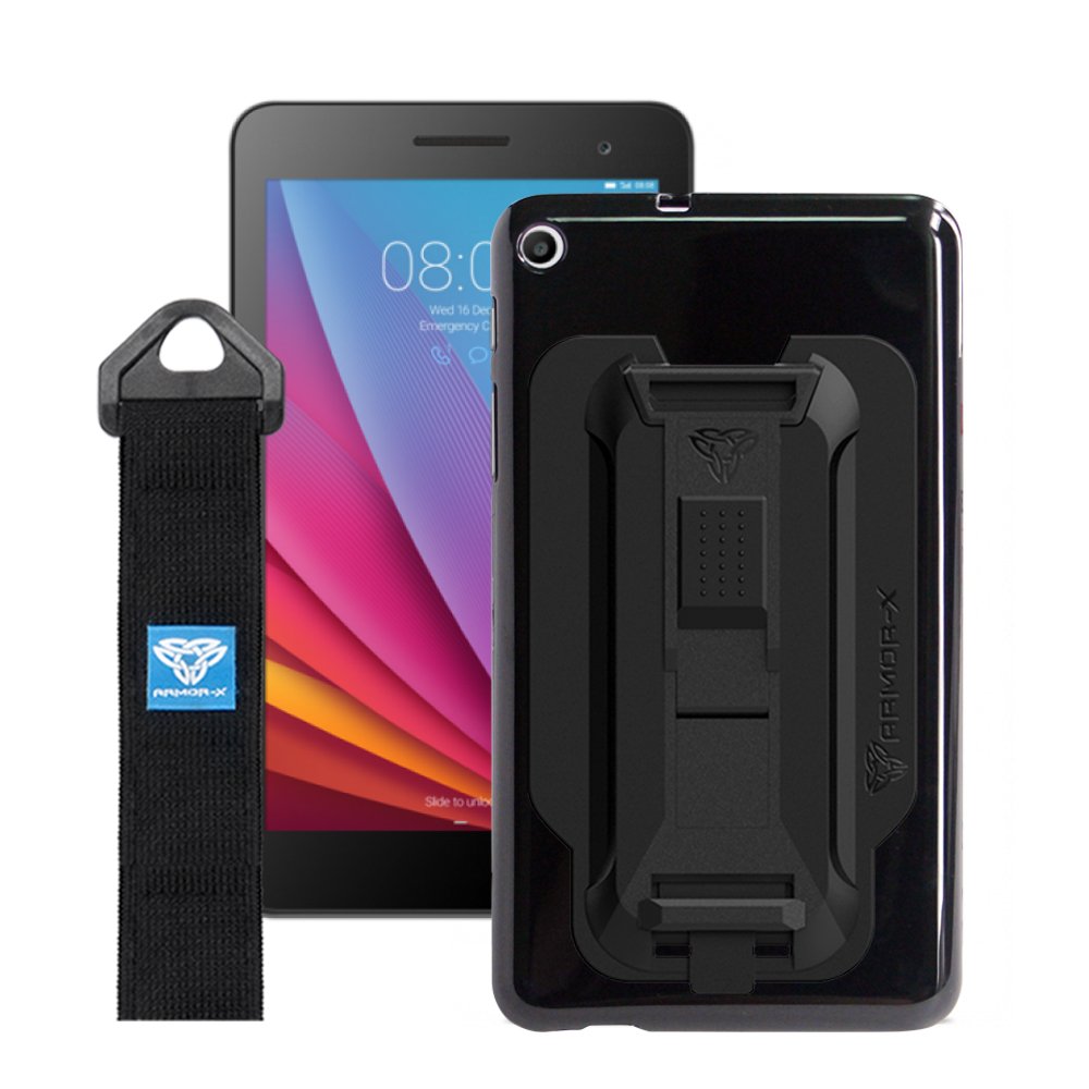 PXS-HW08 | Huawei MediaPad T1 7.0 T1-701U | Shockproof Case w/ Kickstand & hand strap & X-Mount