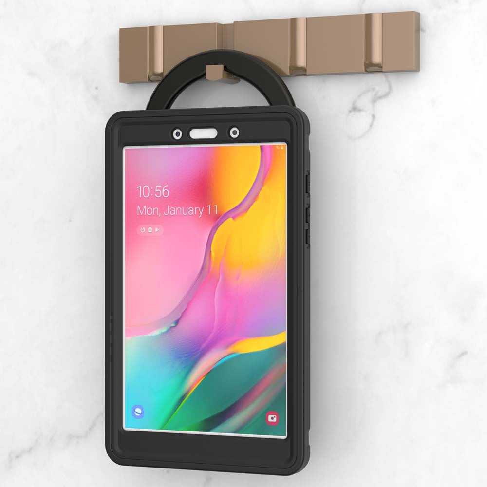 RON-SS-T290 | Samsung Galaxy Tab A 8.0 (2019) SM-T290 / T295 | Rugged kids case with kick-stand & pencil Holder & folding grip