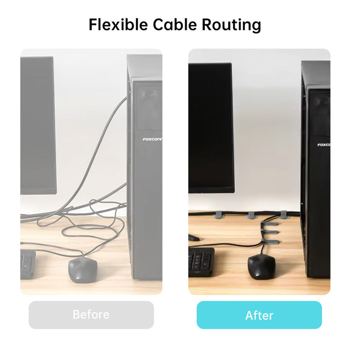 ARMOR-X Self-Adhesive Cable Management with Adjustable Hook-and-Loop Strap (10-Pack). Keep cables neatly organized on desks, entertainment centers, or appliances. Create custom cable layouts to reduce clutter and maintain a tidy workspace.