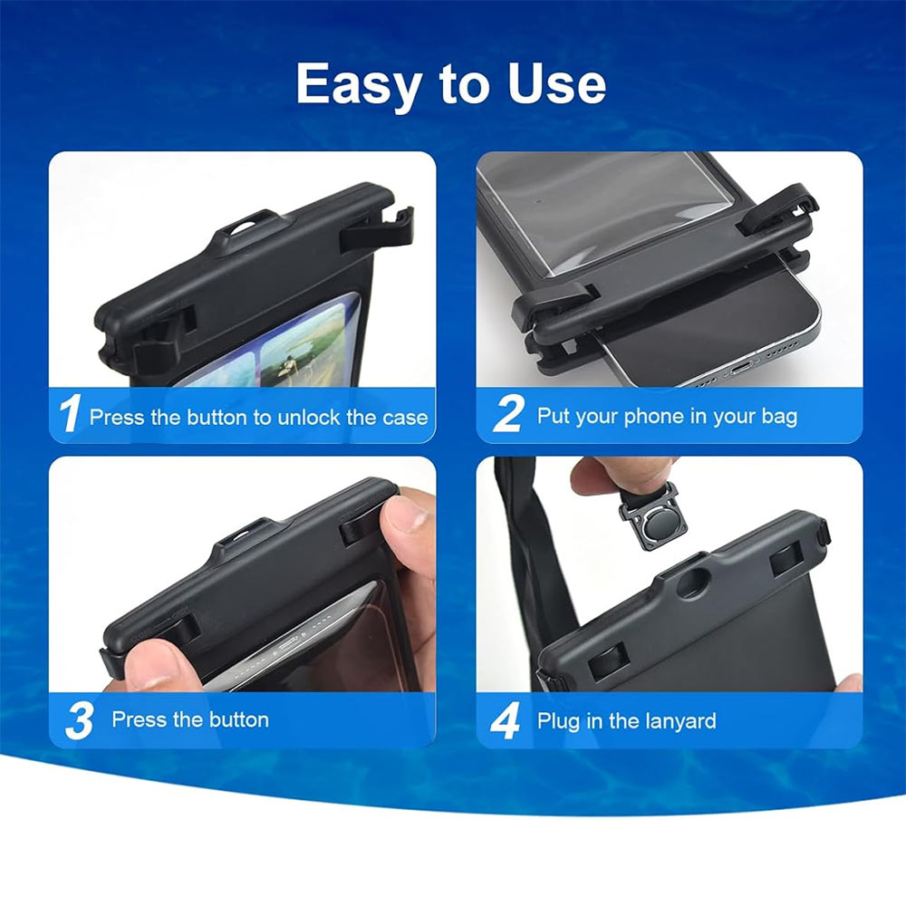 AG-W14 | IPX8 Waterproof Case for Samsung Black AG-W14 | IPX8 Waterproof Case for Samsung Black
