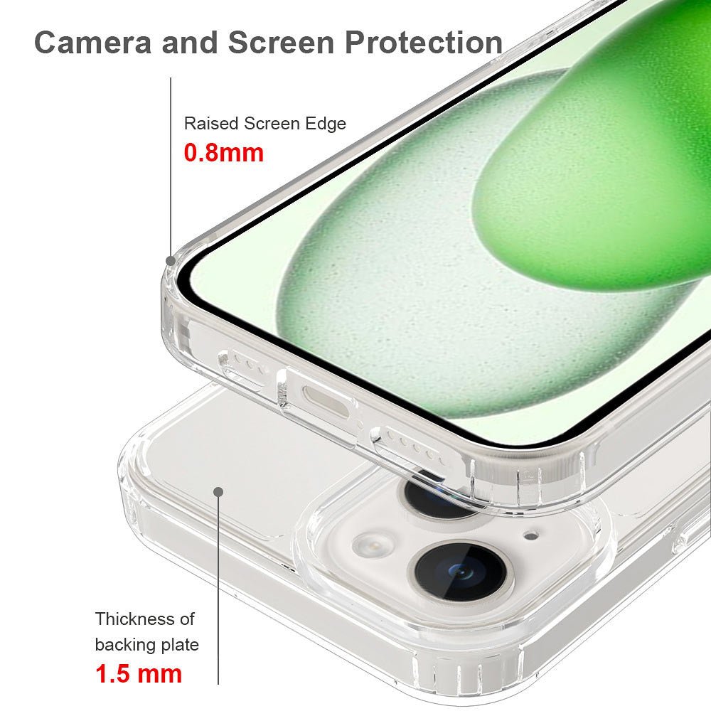ARMOR-X iPhone 15 Plus shockproof cases. Enhanced camera and screen protection.