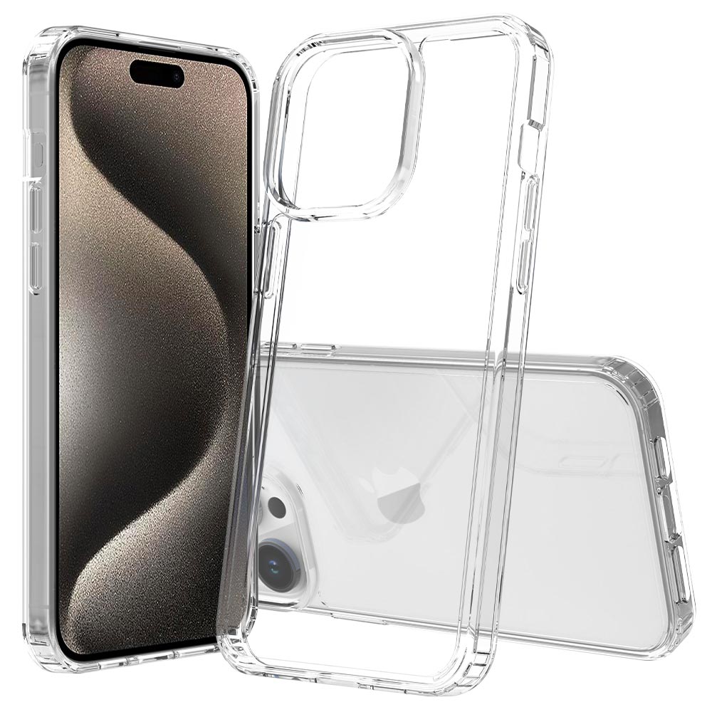 For iPhone 15 Pro Max 15 Plus 15 Case Clear Shockproof Slim Rugged