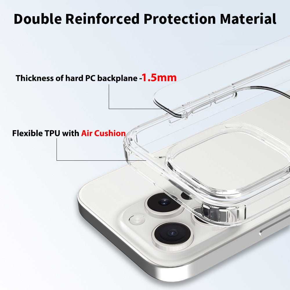 AHN-IPH-16PRO | iPhone 16 Pro Case | Ultra slim shockproof crystal