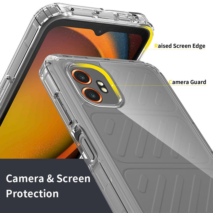ARMOR-X Samsung Galaxy XCover7 Pro SM G766 shockproof cases. Enhanced camera and screen protection.