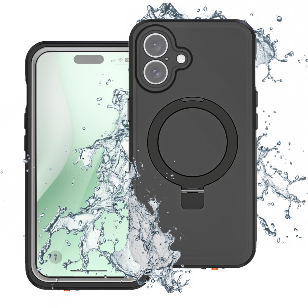 ARMOR-X iPhone 16 Plus Waterproof Case IP68 shock & water proof Cover. Rugged Design with the best waterproof protection.