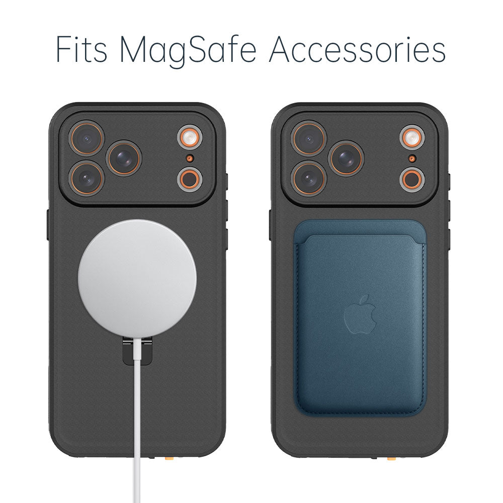 ARMOR-X iPhone 17 Pro Max Waterproof Case IP68 shock & water proof Cover. Compatible with MagSafe accessories.