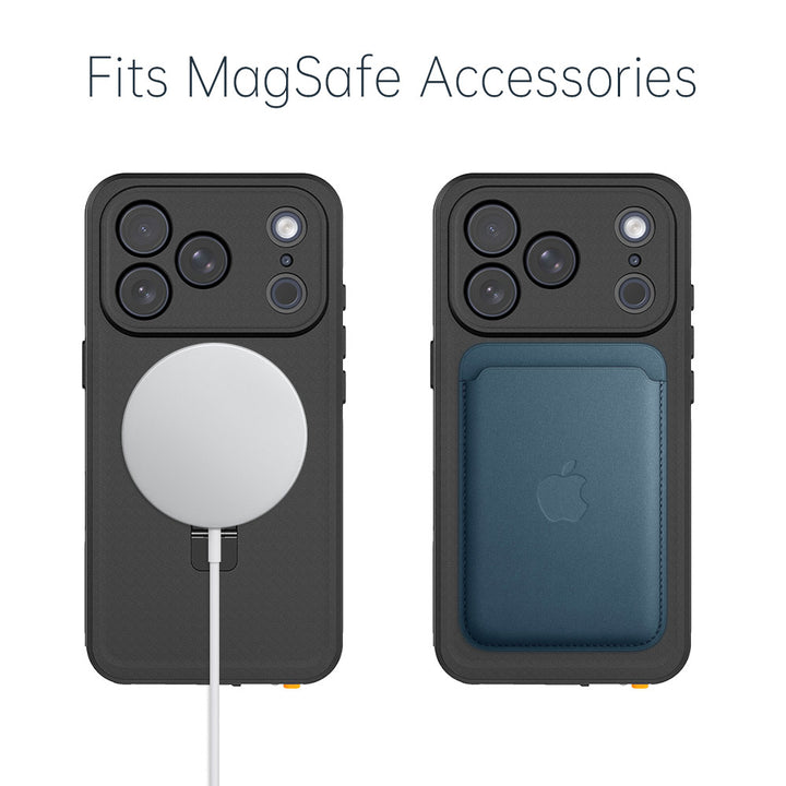 ARMOR-X iPhone 18 Pro Waterproof Case IP68 shock &amp; water proof Cover. Compatible with MagSafe accessories.