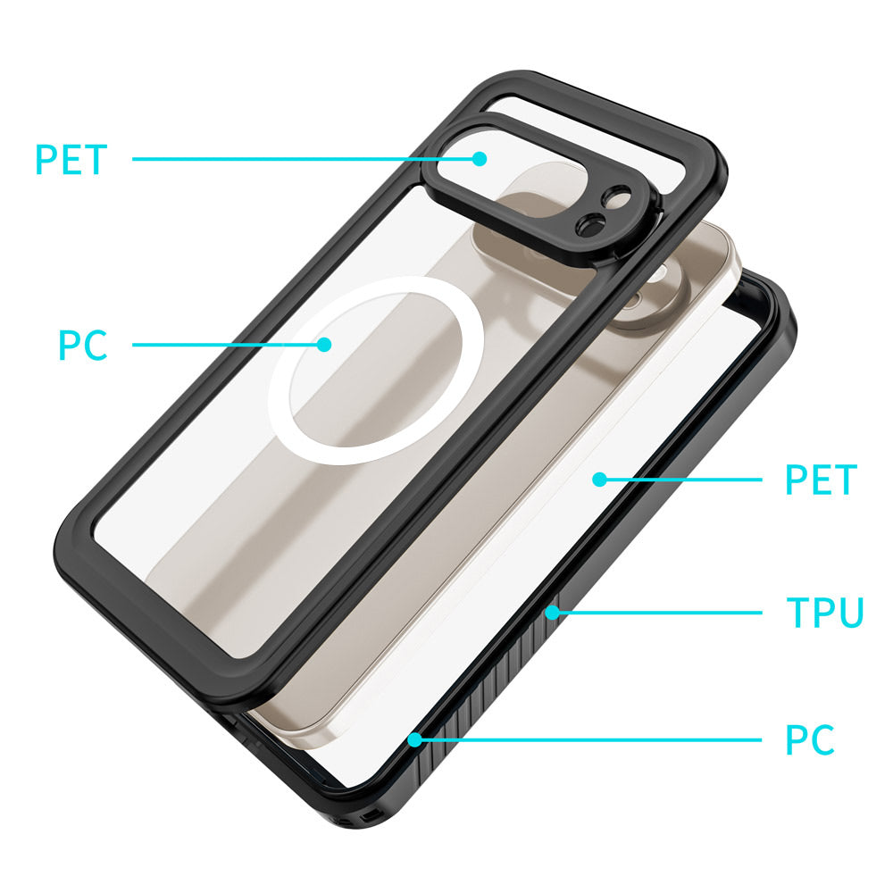 ARMOR-X Google Pixel 10 Pro Waterproof Case IP68 shock & water proof Cover. Built-in screen cover for total touchscreen protection.